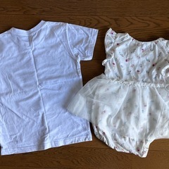 ロンパース80 Tシャツ110の画像