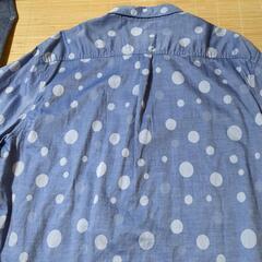 ドット柄シャツの画像