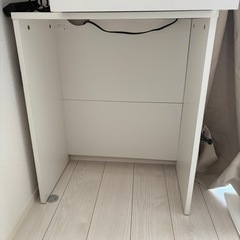 lowya ドレッサーデスク ワゴン付きの画像