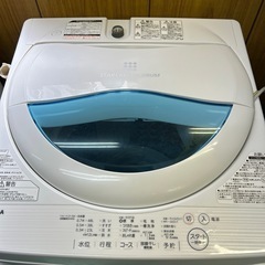 東芝 洗濯機 5kgの画像