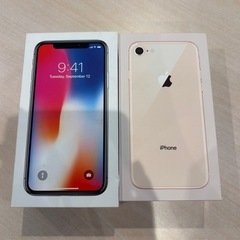 Apple iPhone  Ⅹ  &  8   ＆  6  ＆  6  空箱 の画像