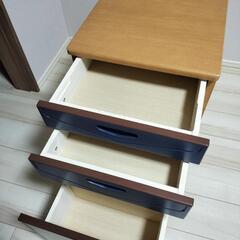【差し上げます】袖机（デスクワゴン）の画像
