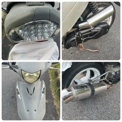 アドレスv125 カスタム　12インチの画像