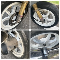 アドレスv125 カスタム　12インチの画像