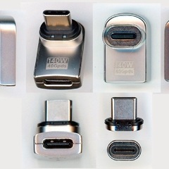 マグネットUSB Type-CのL字変換コネクターの画像