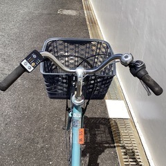 🚲春日市🚲26インチ電動自転車🚲Panasonic🚲パナソニック🚲26インチ🚲電動🚲青🚲グリーン🚲BE-ENTX632V🚲No278の画像