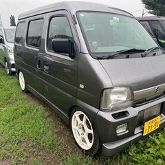 車検R9年5月 スズキ エブリィワゴン 4駆 ターボ 5速の画像