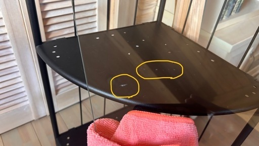 廃盤品　IKEA アイアンコーナーシェルフ