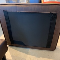 ソファ　オットマン　スツール　足置き　ブラウン　の画像