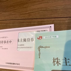 JR九州　優待券の画像