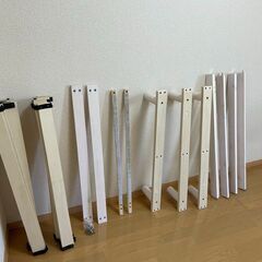 「ニトリ」シングル 脚付きヘッドレスすのこベッド (SRN WH)の画像