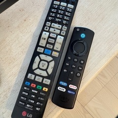 LG スマートテレビ + Amazon fire TV stickの画像