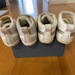 asics(アシックス)＆new balance(ニューバランス)＆NIKE(ナイキ)ベビースニーカーの画像