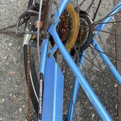26インチ 自転車 6段階変速付き ママチャリの画像