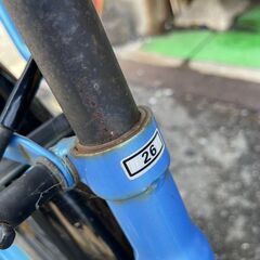 26インチ 自転車 6段階変速付き ママチャリの画像