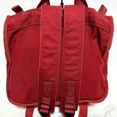 PINK HOUSE ピンクハウス リュックサック キャンバス レッド 赤 鞄 デイバック キッズ レディースの画像