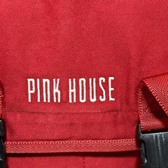 PINK HOUSE ピンクハウス リュックサック キャンバス レッド 赤 鞄 デイバック キッズ レディースの画像