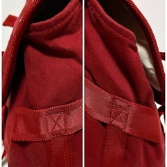 PINK HOUSE ピンクハウス リュックサック キャンバス レッド 赤 鞄 デイバック キッズ レディースの画像