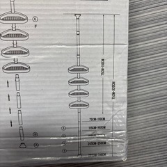 【決まりました】お風呂場コーナー収納　コーナーラック(長さ調整可能突っ張り棒)の画像