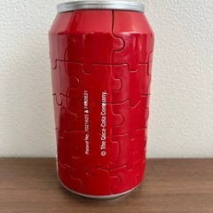 コカコーラ型の立体パズルの画像
