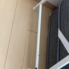 洗濯機上の収納棚　ランドリー収納の画像