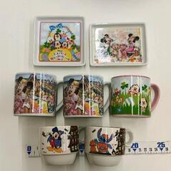 0729-048 ディズニー　カップ＆プレートセットの画像