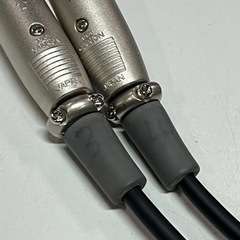 CANARE カナレ XLR (オス) RCA オーディオ変換ケーブル 0.8m 2本セット L-4E6S 中古品 ③の画像