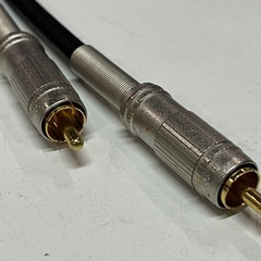 CANARE カナレ XLR (オス) RCA オーディオ変換ケーブル 0.8m 2本セット L-4E6S 中古品 ③の画像