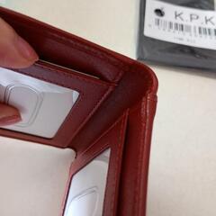 本革パスケース（茶）新品の画像