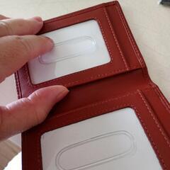 本革パスケース（茶）新品の画像