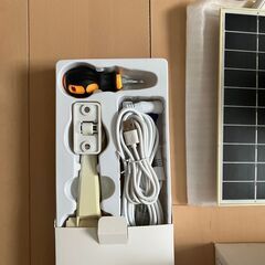 防犯カメラ2個セット　ソーラー給電　屋外　リアルタイム監視の画像
