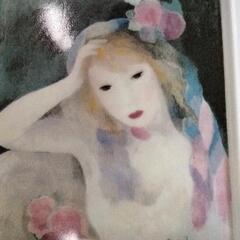 0729-042 マリー・ローランサン　陶板画の画像