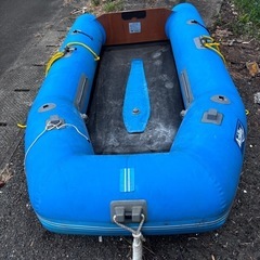 アキレスゴムボートカバー付きの画像