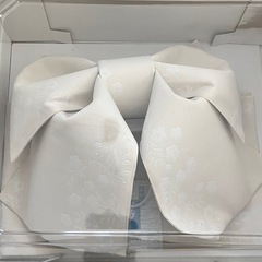 新品、浴衣と帯のセット 花柄 青白紺色縞模様の画像