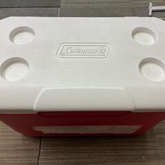 コールマン　クーラーボックス　レッドの画像