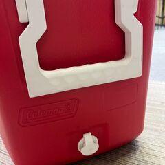 コールマン　クーラーボックス　レッドの画像