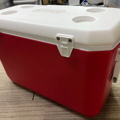 コールマン　クーラーボックス　レッドの画像