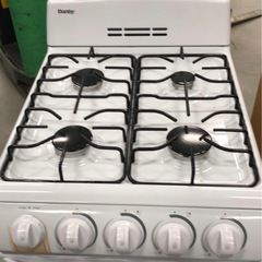 未使用品 ガスレンジ 4口 ガスコンロ オーブン付き 57kW強火力バーナー ガステーブル DANBY DR202WGLPの画像