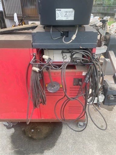 中古 4輪アライメントテスター イヤサカ ハンター P411 -21W 、フロンガス回収装置