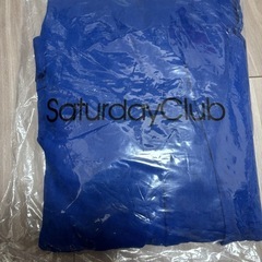 スクエアネックスモッキングバックワンピース　ブルー SATURDAY CLUBの画像