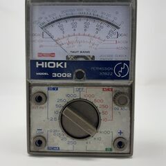 中古】HIOKI アナログテスター MODEL 3002 絶縁抵抗計付き マルチテスターの画像