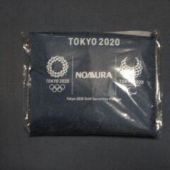 携帯用 トートバッグ(未使用)　濃紺の画像