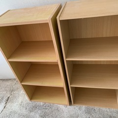カラーボックス2ヶの画像