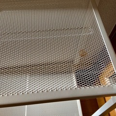 IKEA ホワイト　シェルフの画像