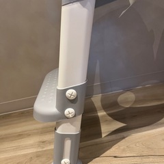 折りたたみ補助便座☆ホワイト×グレーの画像