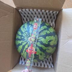 大きいスイカ🍉　半分の画像