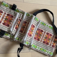 アジア系バック　小物入れの画像