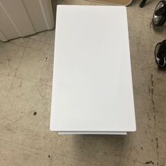 ゴミ箱　No.4186　ホワイト　ペダルペール　スリムタイプ　【リサイクルショップどりーむ荒田店】の画像