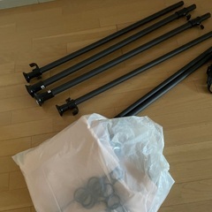 ※大至急都市ガス2口コンロと間仕切りカーテン&ポールの画像