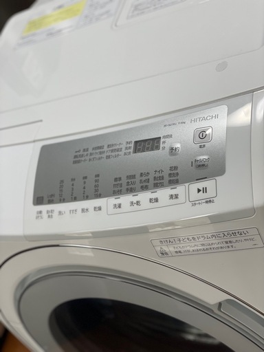 送料・設置込み可　ドラム式洗濯乾燥機11kg/6kg HITACHI 2024年【分解クリーニング済み】